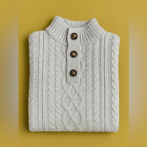 Gap Kids Boys  Cablle Sweater – Size Small - Picture 5 of 5